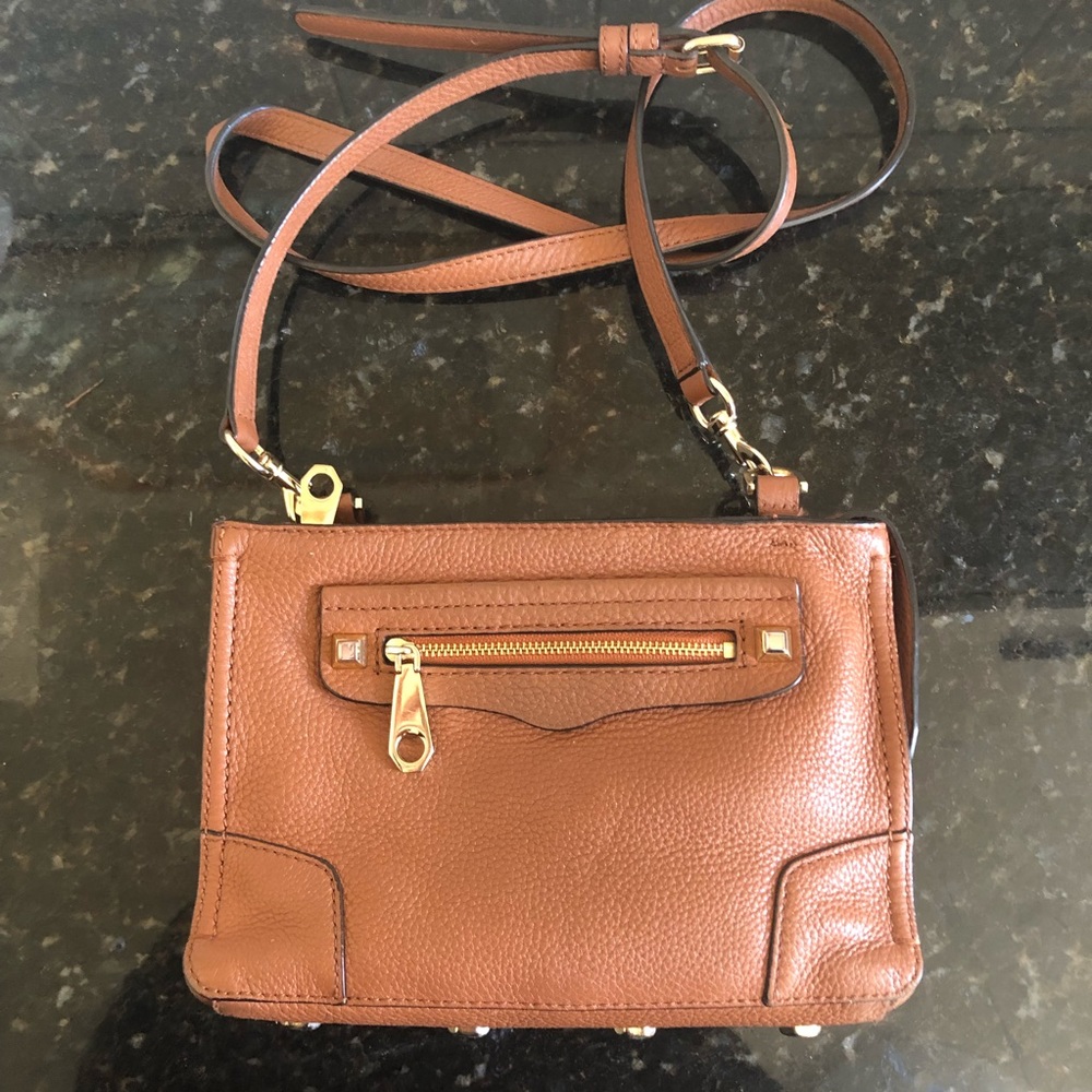 Rebecca Minkoff crossbody camel purse